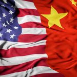 US Flag and Chinese Flag