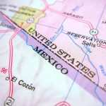 USA and Mexico Border