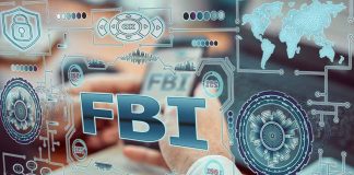 FBI text surrounded by digital security icons