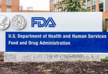 FDA building sign with logos outside