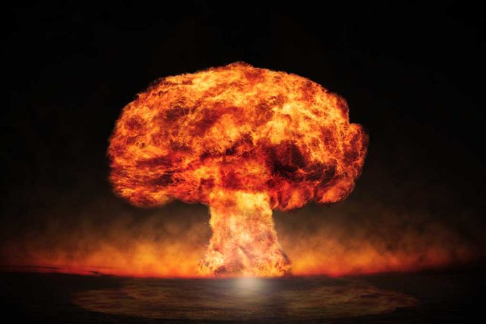 416753434 featured image Mushroom cloud from a massive fiery explosion.