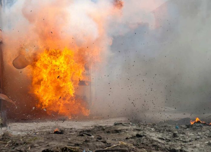 shutterstock_2144326471.jpg featured image A large explosion with flames and smoke