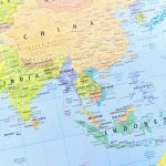 Map of South and Southeast Asia