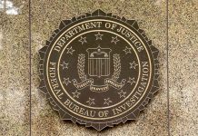 FBI seal on granite wall