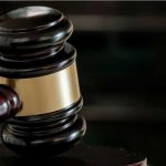 Close up of a judge's gavel