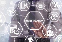 Investigation with various related icons and diagrams.