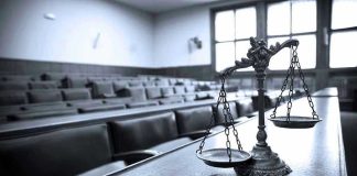 Massive Pro-Life Win Shocks Puerto Rico Scales of justice in an empty courtroom.