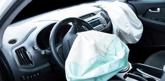 90-Year-Old Driver BARRELS Into Coffee Shop Deployed airbags in cars interior.