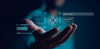 AI Gatekeepers EXPOSED – Big Tech’s Dark Secret Hand holding digital AI and ChatGPT graphics.