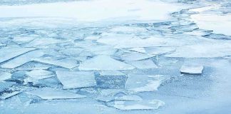 HORROR: Brothers Jump Into Frozen Pond — None Survive A frozen lake with cracked ice and blue hues
