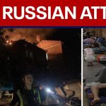 Kyiv CARNAGE EXPOSES ‘Blank Check’ MADNESS Explosions heard in Kyiv amid Russia missile, drone attack