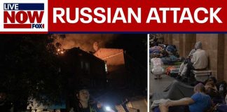 Explosions heard in Kyiv amid Russia missile, drone attack