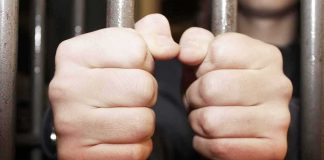 Jailhouse Hustle Hits Dying Veterans Laptop displaying U.S. Department of Homeland Security logo.