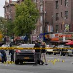 BODY FOUND. Million-Dollar Ties. Media Erupts. Police investigate a taped-off urban street crime scene
