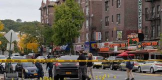 BODY FOUND. Million-Dollar Ties. Media Erupts. Police investigate a taped-off urban street crime scene