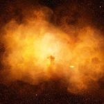 MASSIVE Highway Fireball CLOSES MAJOR Artery Bright orange cosmic explosion cloud in space