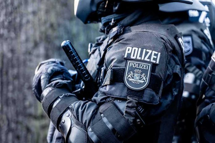 German police officers in tactical gear