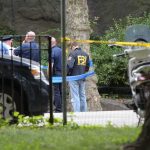 FBI’s MAKES EXPLOSIVE Claim — 5 Accused of UNTHINKABLE PLOT law enforcement officers gather at taped-off outdoor scene