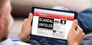 Candidate’s OLD PHOTOS Surfaced — His Lawyer Didn’t Deny Them Person holding a tablet showing a news website