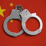 INSIDIOUS Chinese Sleeper Cells FINALLY EXPOSED Handcuffs on red background with yellow stars